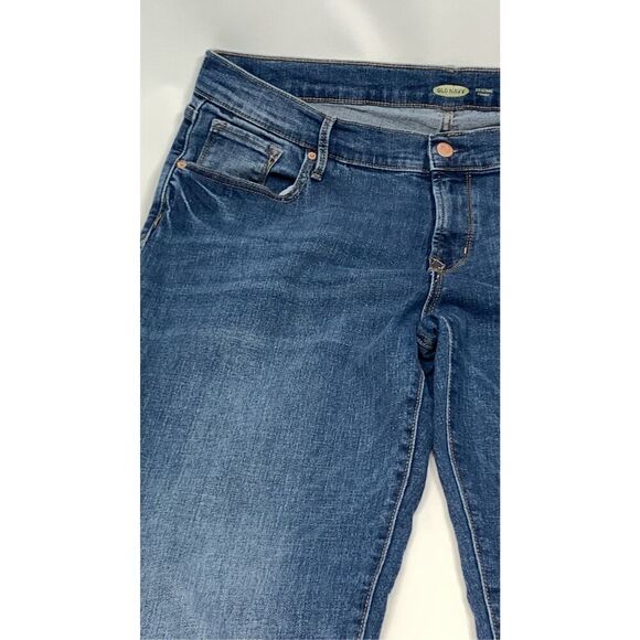 Old Navy Women's Denim Five Pocket Mid-Rise Original Straight Jeans Blue Size 16 - Picture 3 of 9